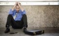 Depressed businessman Protect your business from the unexpected realities of life